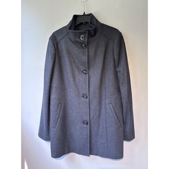 Inc International Concepts Pea Coat Womens Dark Gray Wool Blend Size XXL NWT - Picture 13 of 13